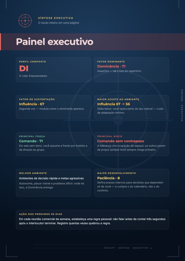 Painel executivo